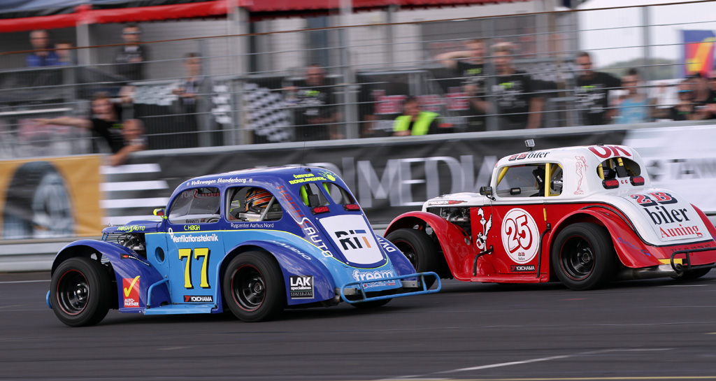 Christian Høgh snuppede sejren foran Frederik Jensen.
(Foto: Motorsporten.dk)